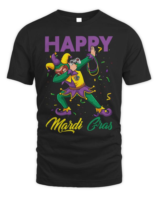 Dabbing Jester Controller Gamers Fat Tuesday Parade Boys
