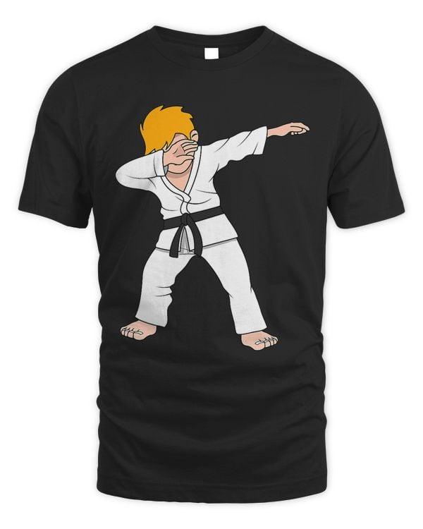 Dabbing Martial Arts Boy Karate Taekwondo Tee