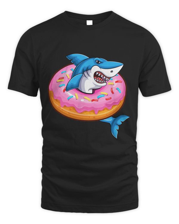 Donut Shark Funny Foodie Doughnut Donut Lover