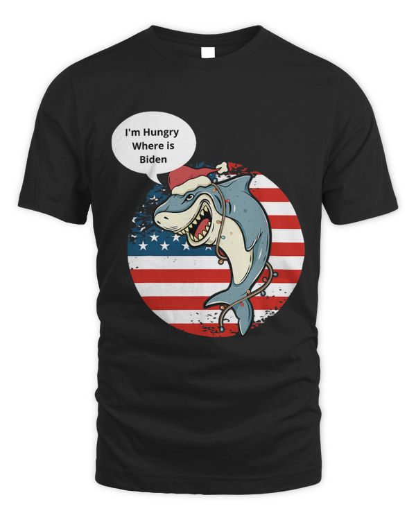 Christmas shark Im hungry where is Biden funny Political