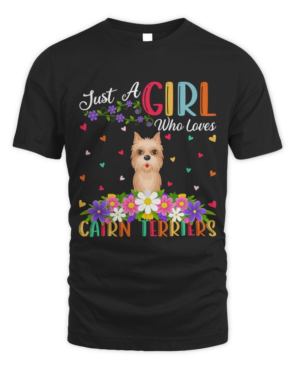 Cairn Terrier Dog Lover Just A Girl Who Loves Cairn Terriers