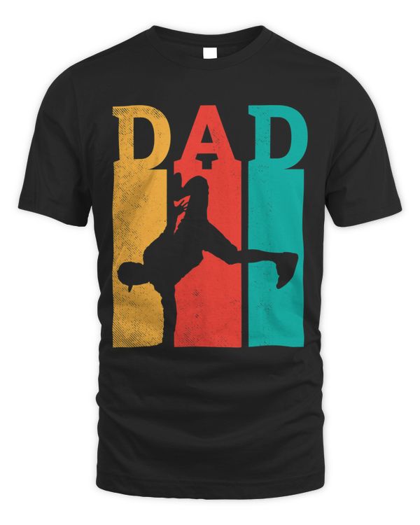 Breakdance cool retro art DAD graphic theme perfect for papa