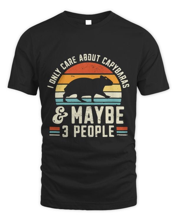 Capybara Funny Capibara Rodent Capybaras Maybe 3 People