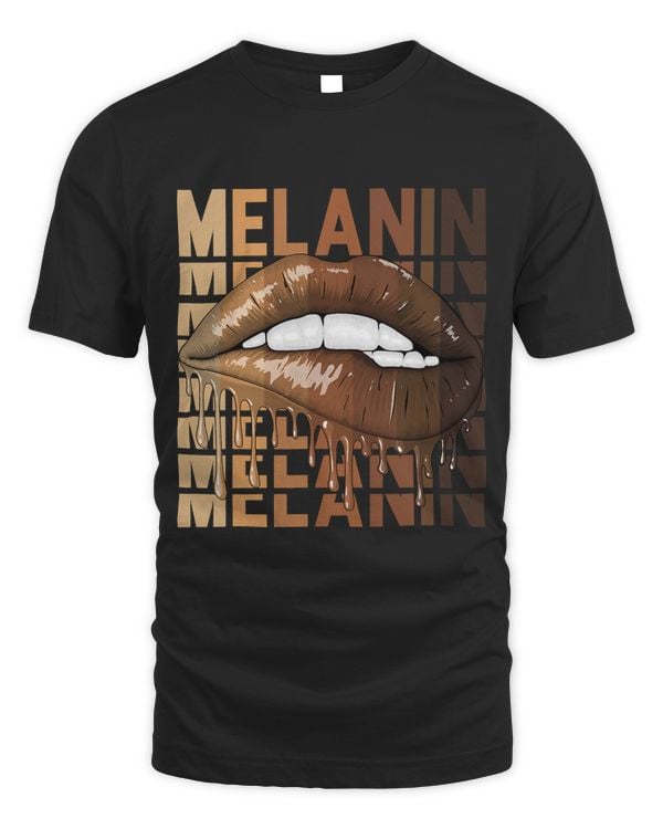 Dripping Lips Black History Queen BHM Melanin Women Girls