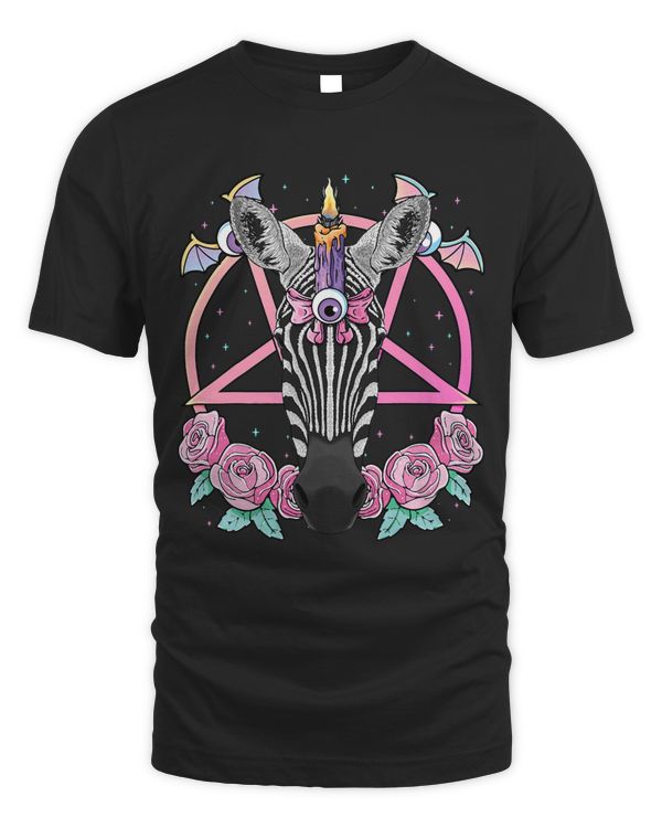 Pastel Goth Zebra Pagan Creepy Menhera Zebra