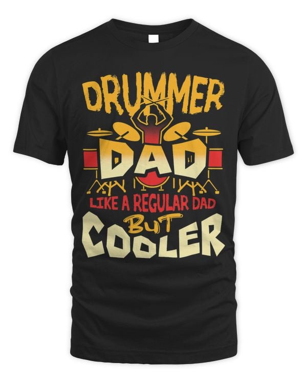Drummer Dad Like A Regular But Cooler Drumming Fathers Day