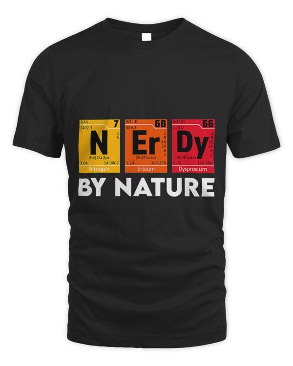 Cool Nerd Design Nerdy By Nature Funny Geek