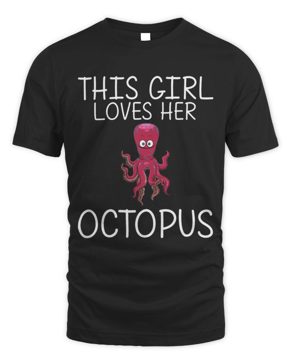 Cool Octopus For Girls Kid Sea Life Ocean Biology Cephalopod