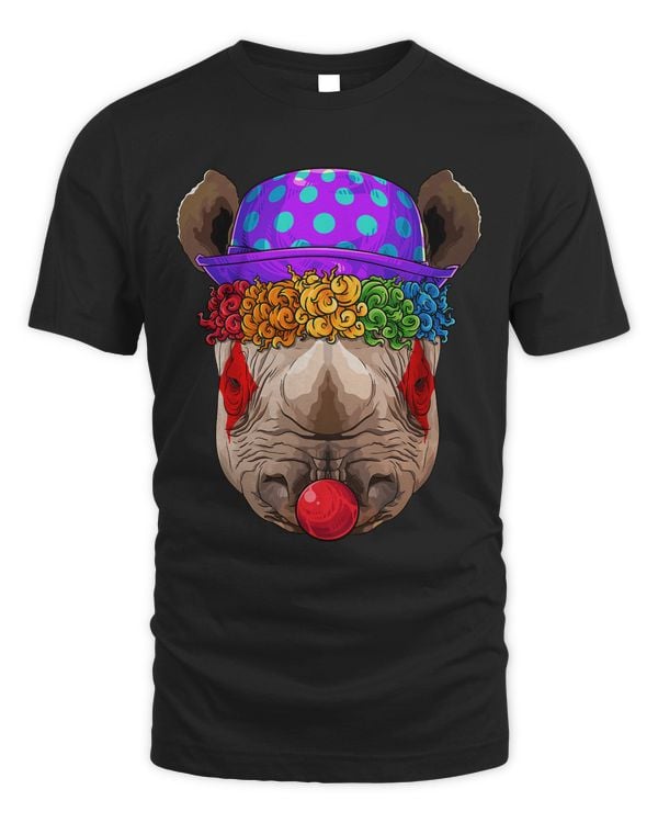 Funny Clown Rhino Circus Carnival Costume Theme Party 52