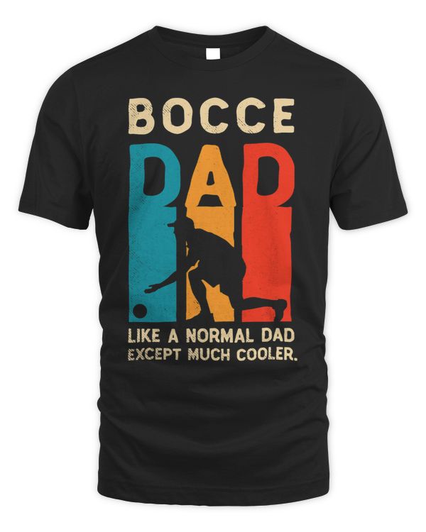 Bocce sports retro art cooler DAD vintage art work