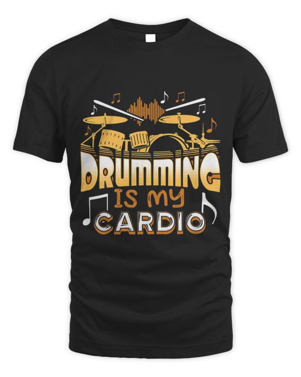Drumming Is My Cardio Percussion Drummer Funny 1