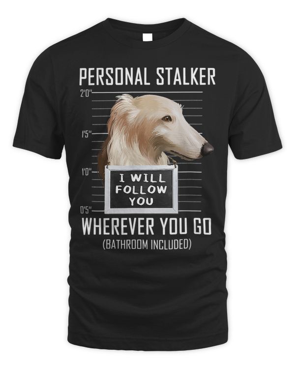 Personal Stalker Dog Borzoi I Will Follow You Mugshot 55