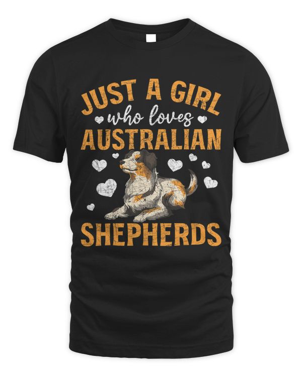 Aussie Dog Lover Just A Girl Who Loves Australian Shepherds