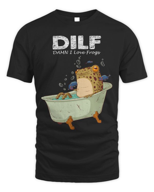 DILFDamn I Love Frogs Funny Saying FrogAmphibian Lovers 1