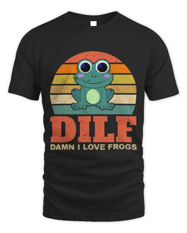 DILFDamn I Love Frogs Funny Saying FrogAmphibian Lovers 3