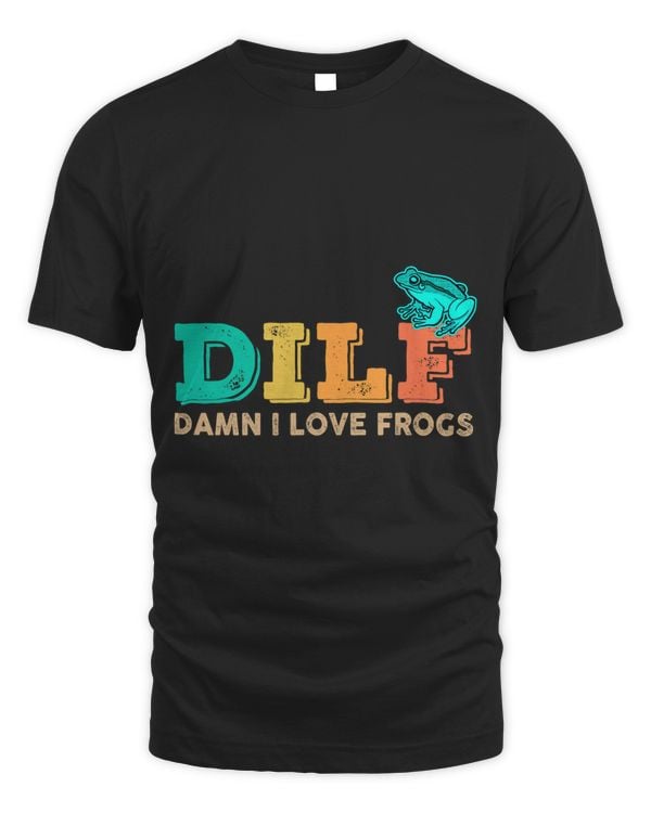 DILFDamn I Love Frogs Funny Saying FrogAmphibian Lovers 69