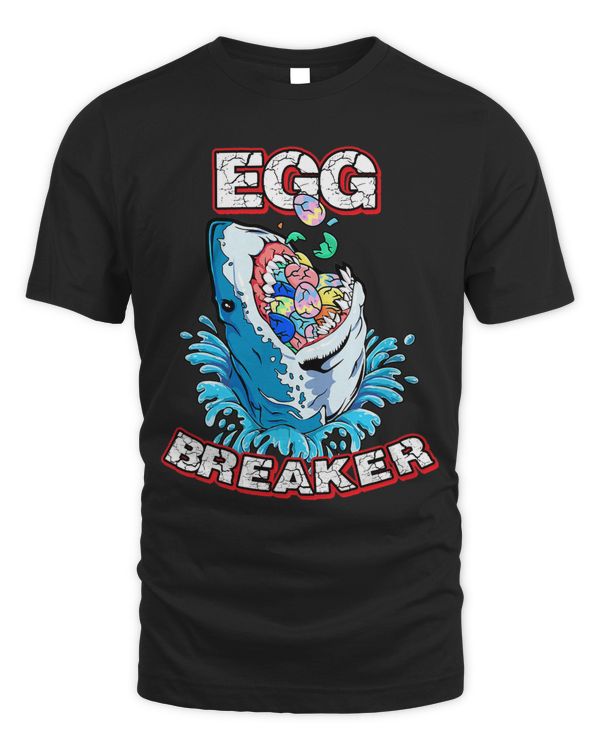 Egg Breaker Shark Easter Funny Gift Boys Girls Kids