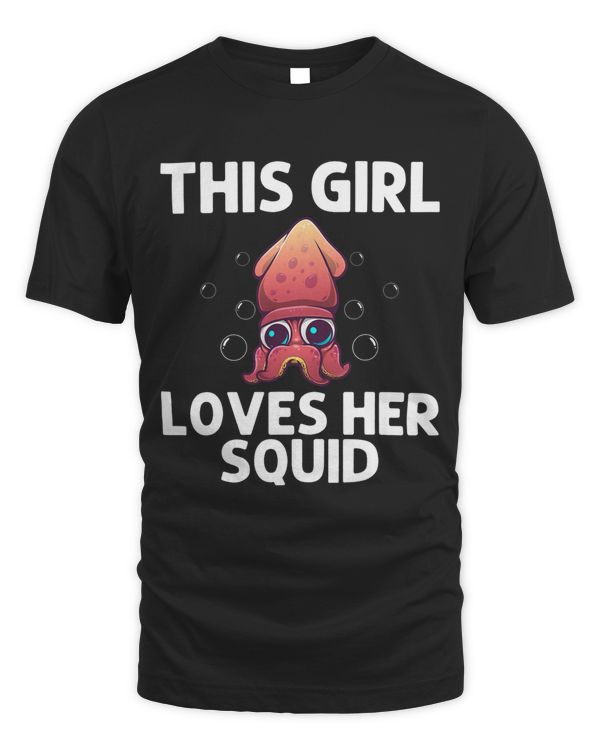 Cool Squid For Girls Kids Octopus Biology Sea Animals2
