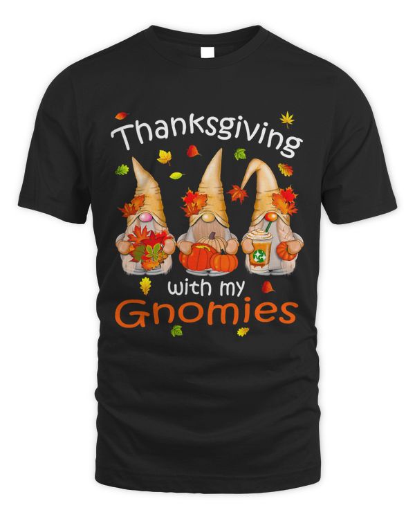 Funny Thanksgiving Shirts for Women Gnome - Gnomies Lover41