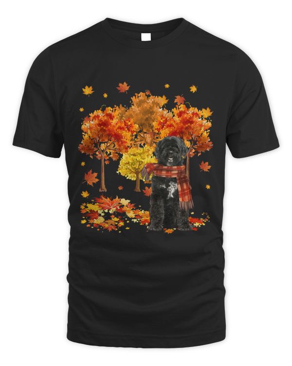 Its Fall Yall Portuguese Water Dog Autumn Tree Fall Leaves 10