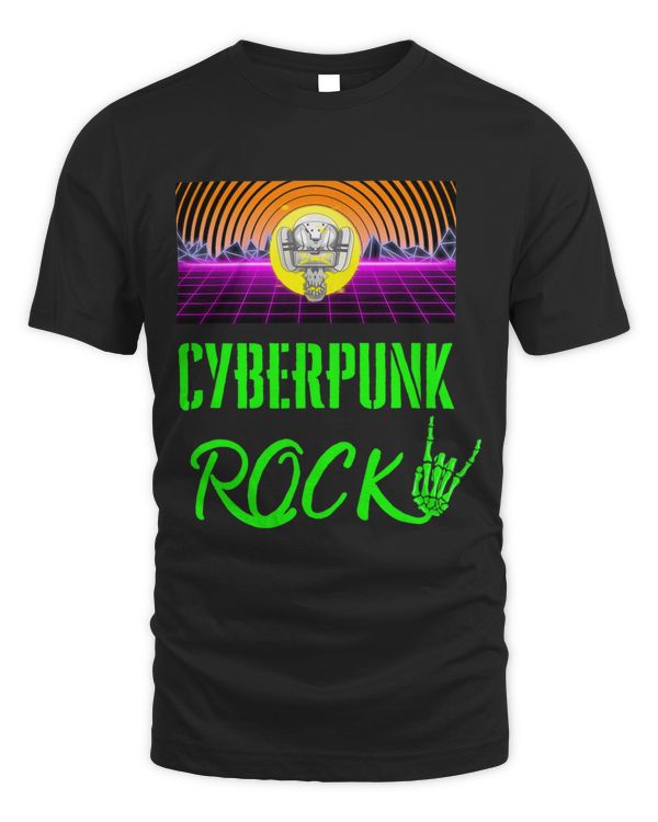 Cyber Cyberpunk Hard Rock Style For Cyber Rock People