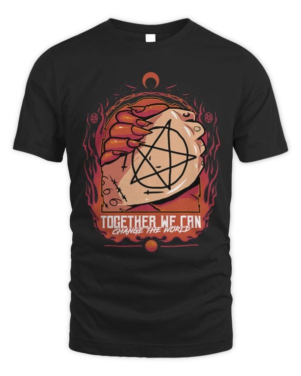 Change the World Devil Antichrist Handshakes 666 Pentagram