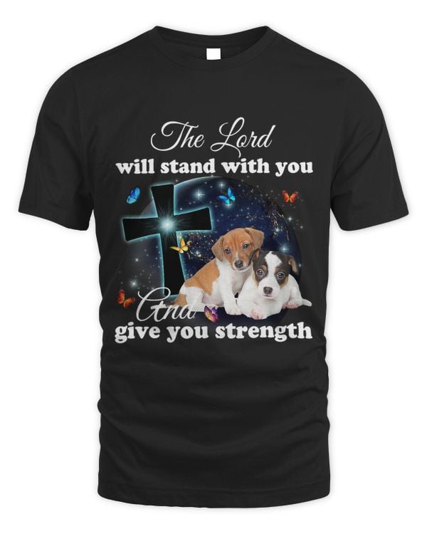 Jack Russell Terrier The Lord Will Stand With You Christian212