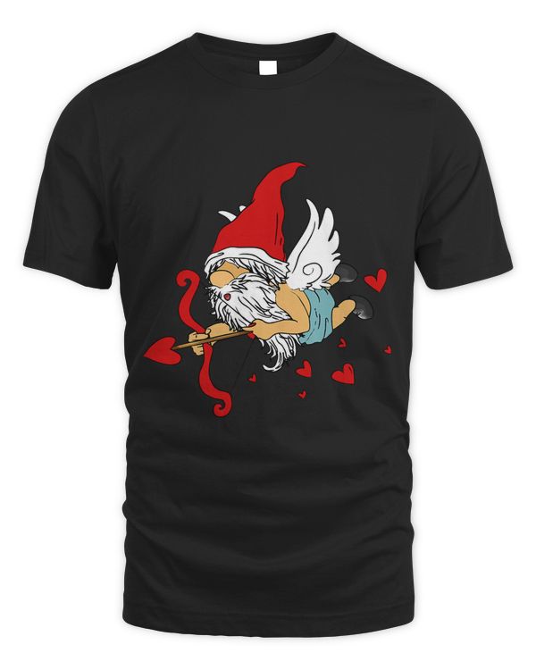 Cupid Gnome Hearts Gnomies Lovers Happy Valentines Day
