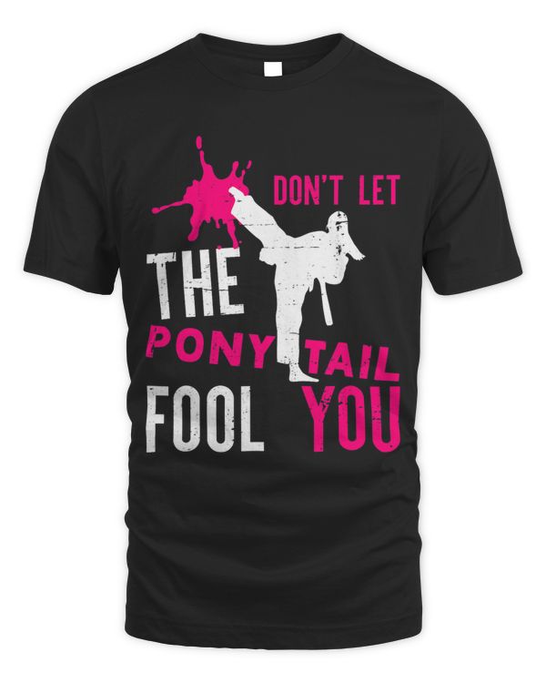 Dont Let The Ponytail Fool You Karate Kick Martial Art Girls