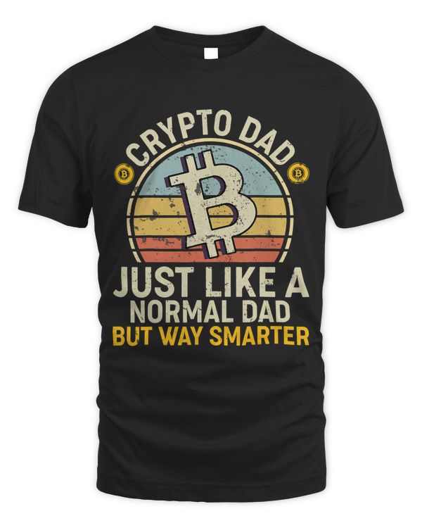 Crypto Dad Bitcoin BTC Cryptocurrency Crypto Vintage 351