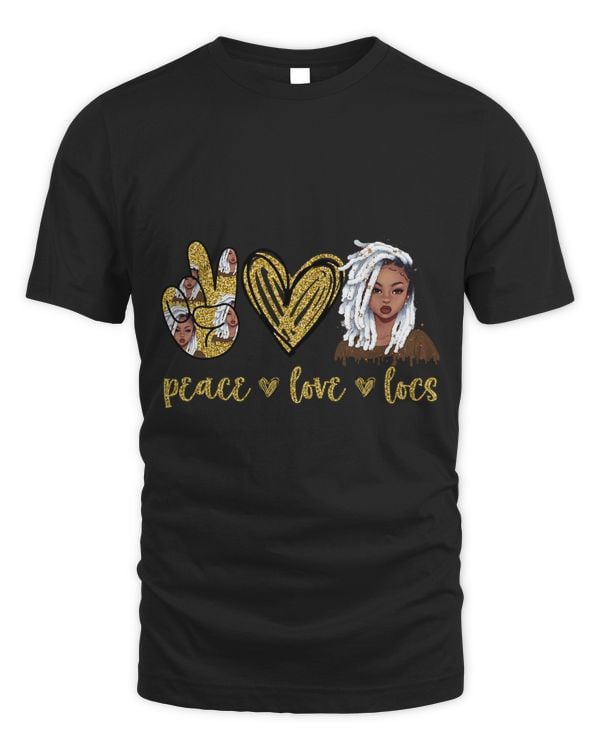 Peace Love Locs Natural Hair Locs Hair Black Girl