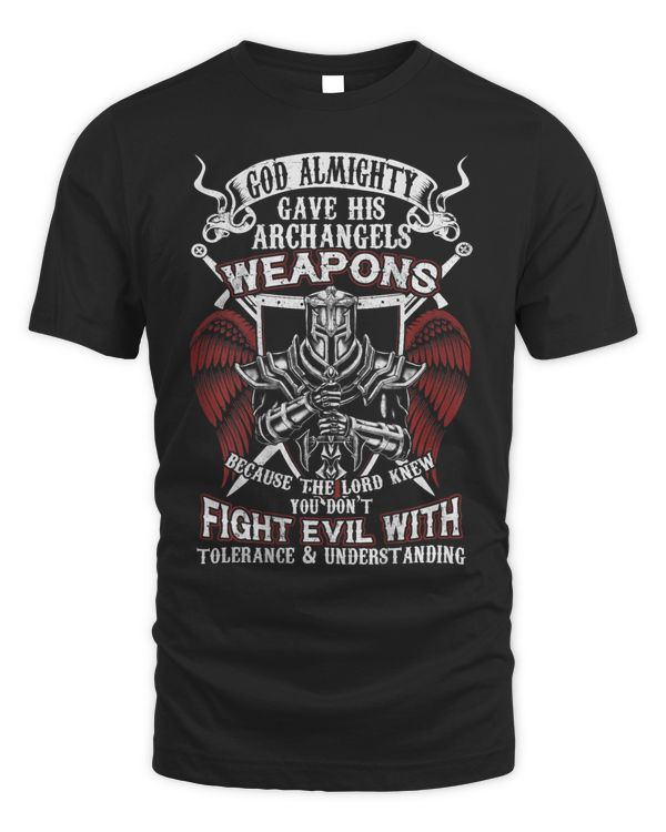 Dont Fight Evil With Tolerance And Understanding Crusader
