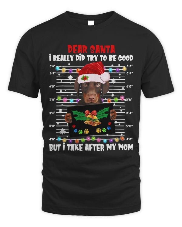 Dobermann Dear Santa I Really Did Try To Be Good But I Take313