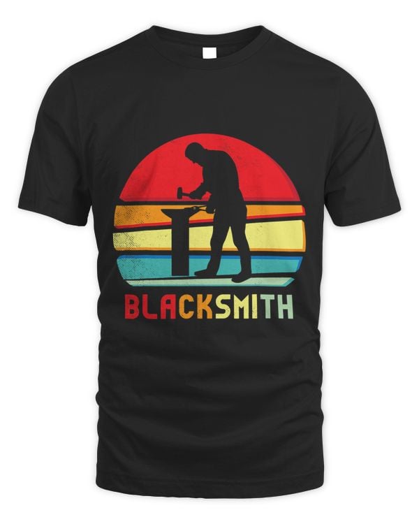Blacksmith theme Retro drawing