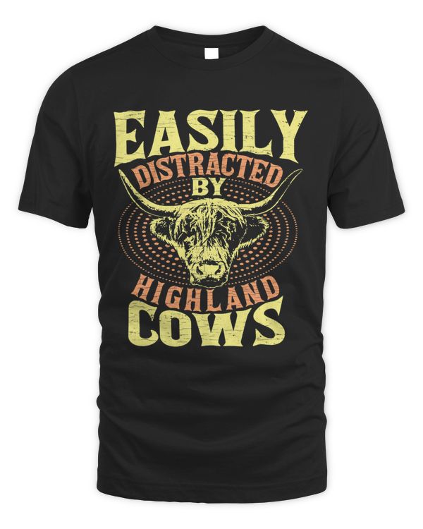 Easily Distracted By Scottish Highland Cows
