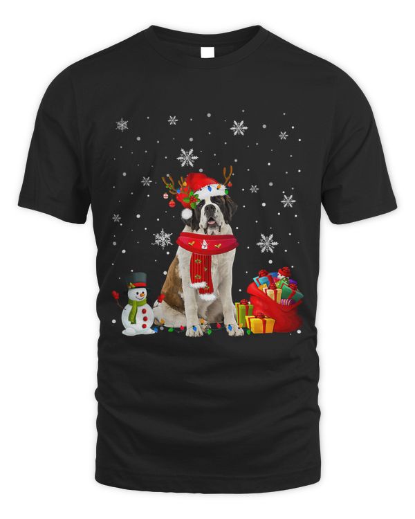 Funny Bernard Christmas Tree Lights Dog Puppy 16