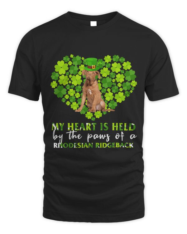 My Heart Is Held By The Paws Of A Rhodesian Ridgeback Shirt