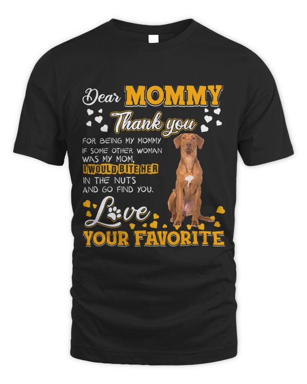 Rhodesian Ridgeback Dear Mommy Thank You For Being My Mommy
