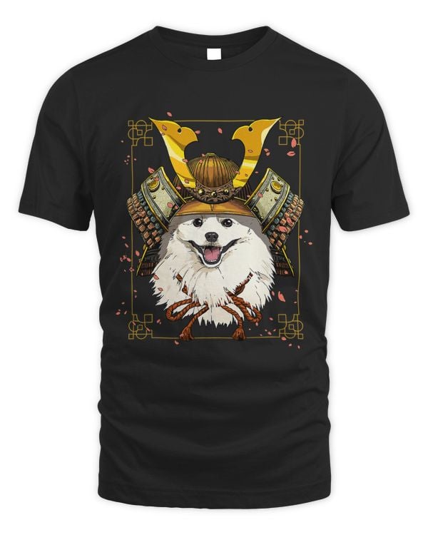 Samurai American Eskimo Dog Warrior Samurai Lovers Gift 252