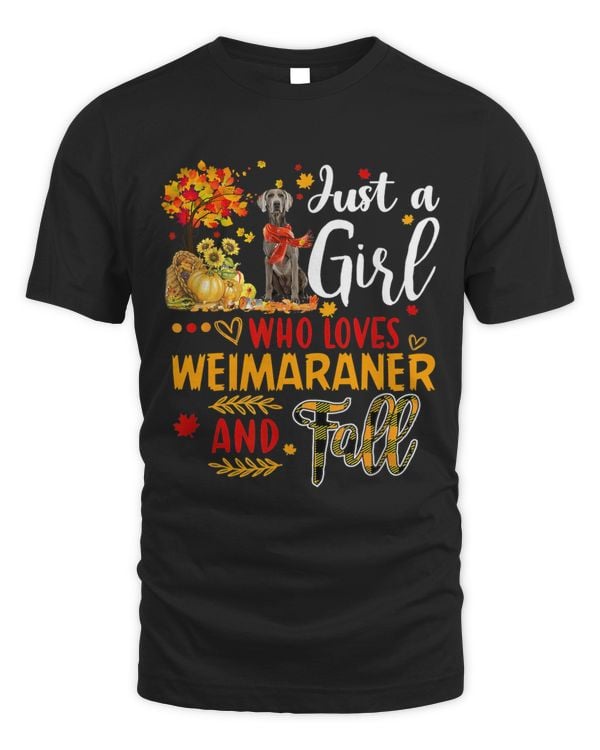 Autumn Tree Weimaraner Thanksgiving Pumpkin Dog Fall Leaf
