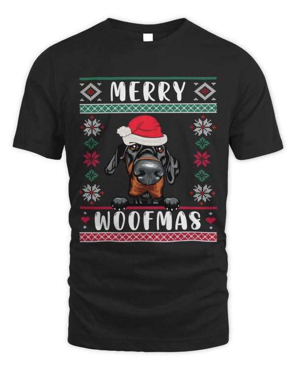Doberman Pinscher Christmas funny Gift for Dog Lover Owner