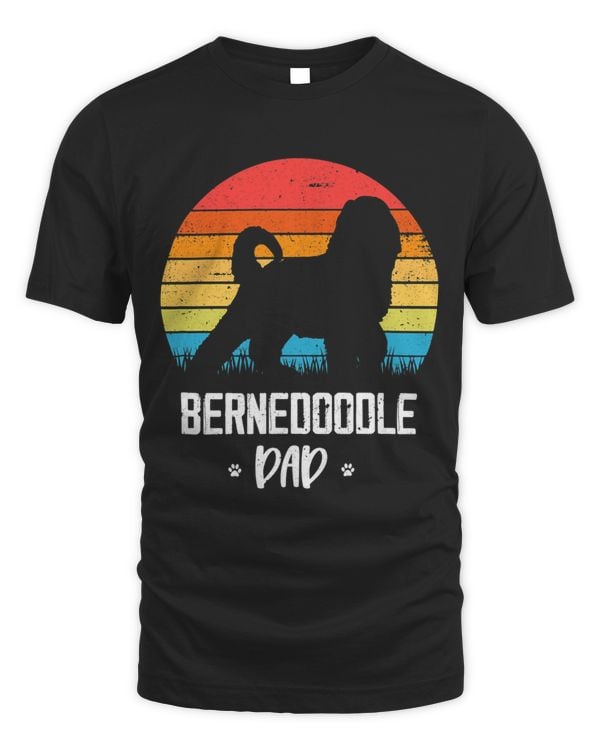 Bernedoodle Dad Retro