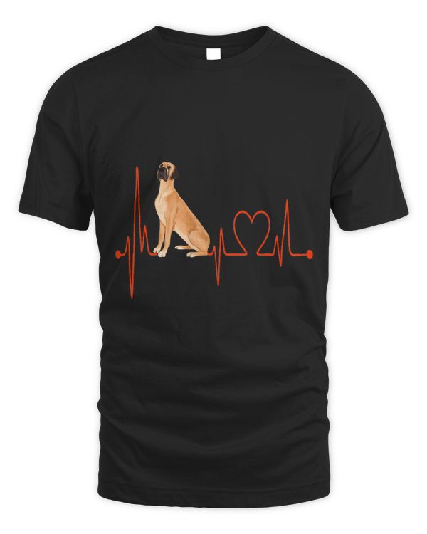 Great Dane Dog Heartbeat EKG Pulse My Dogs Are My Cardio T-Shirt Copy Copy