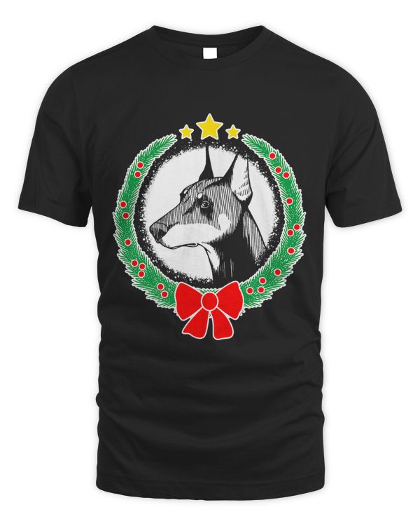 Doberman Pinscher Christmas Xmas Dog