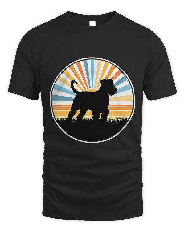 Airedale Terrier Retro Sunset Dog Pet Mom Dad Cute