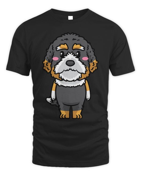 Bernedoodle Dog Emoticon