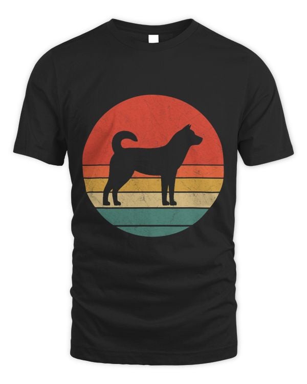 Carolina Dog Vintage Silhouette Retro 60s 70s Cute Dogs Gift