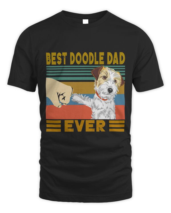 Mens Father's Day Dog Dad Best Doodle Dad Ever Goldendoodle Mens T-Shirt