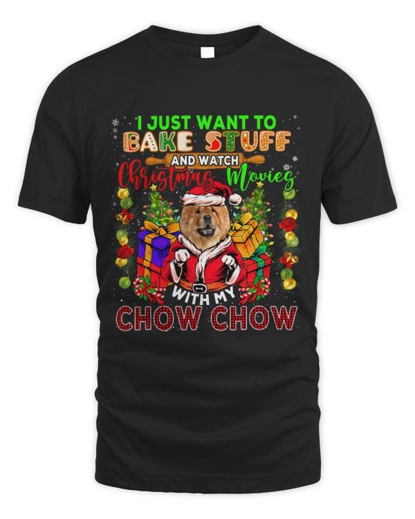 Bake Stuff And Watch Xmas Movies With My Chow Chow Santa Dog