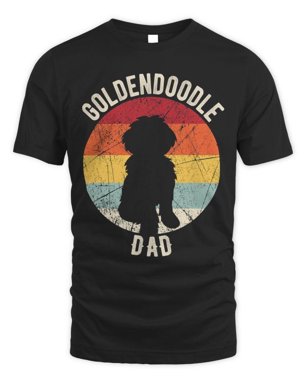 Mens Funny Vintage Doodle Dad - Aussie Doodle & Goldendoodle T-Shirt